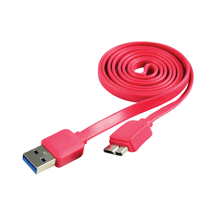 shoppi - CLIPTEC Câble Slim USB 3.0 vers Micro-B 1.5 Mètre