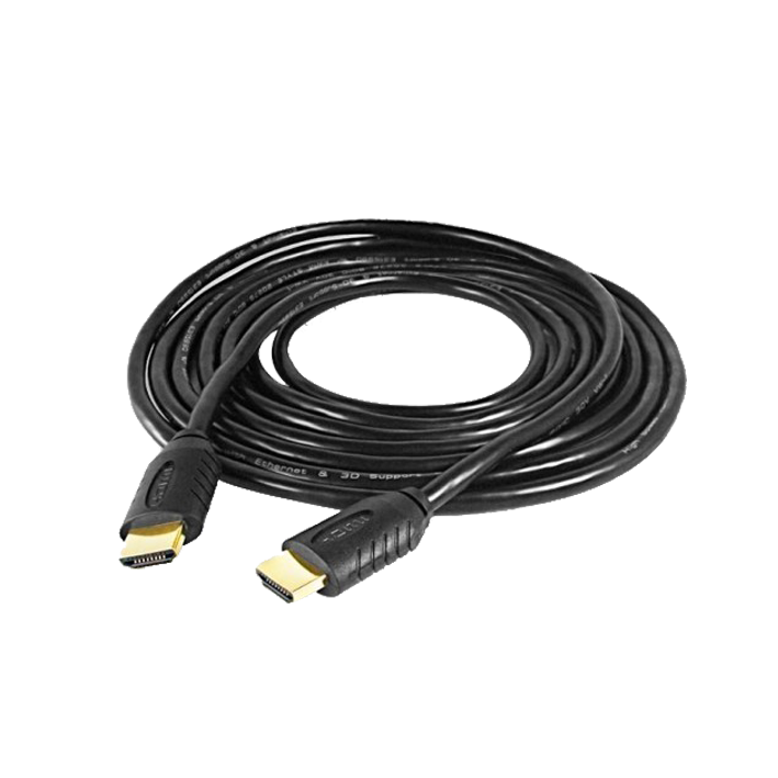 shoppi - CABLE HDMI HAUTE VITESSE AVEC ETHERNET (PLAQUÉ OR 24K) - 5.0M