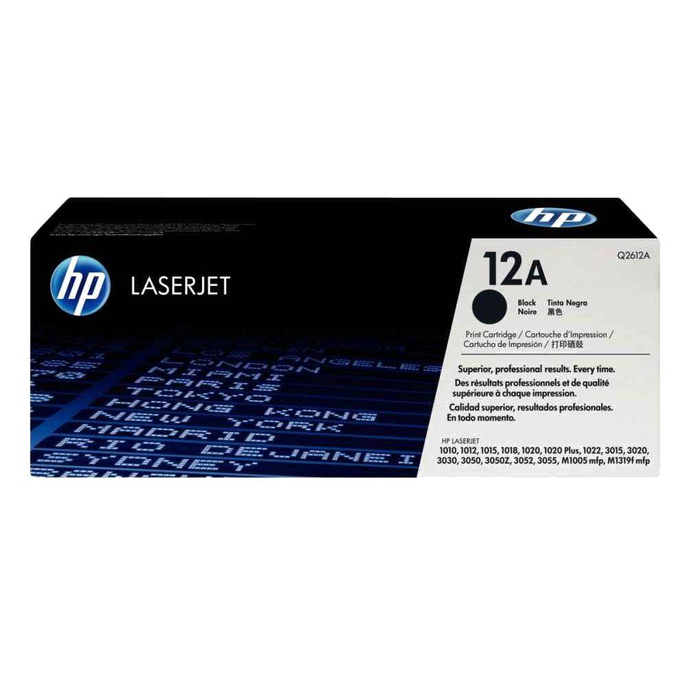 shoppi - Cartouche de toner noir LaserJet authentique HP 12A