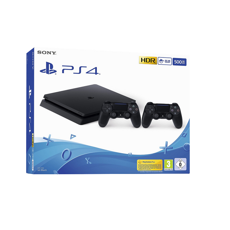 shoppi - SONY Playstation PS4 500 Go + 2 Manettes DualShock 4