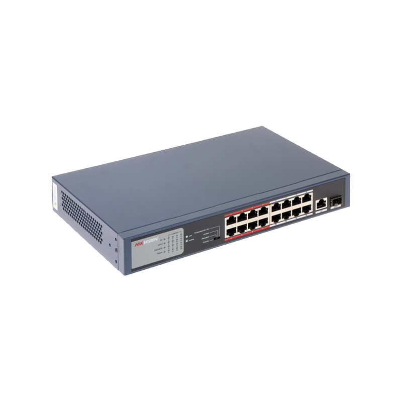 shoppi - Switch de bureau HIKVISION POE Gigabit DS-3E01318P-E -/M(B) 18 ports