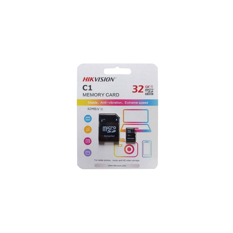 shoppi - Carte Mémoire Micro SD HIKVISION 32Go class10