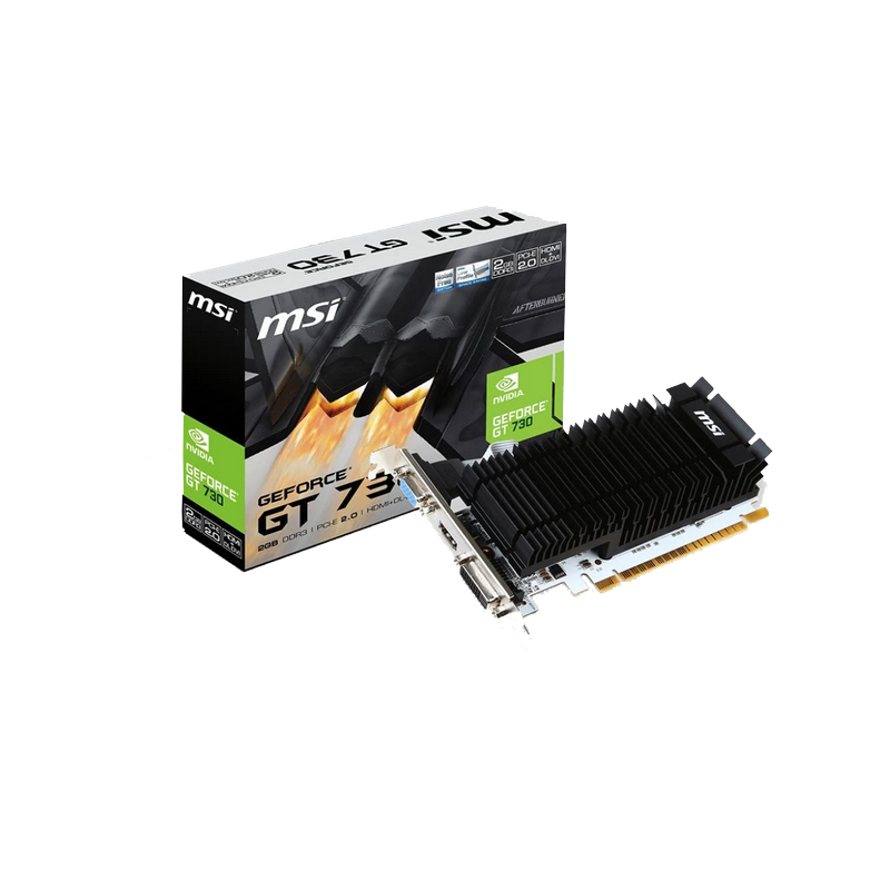 shoppi - Carte graphique MSI  Nvidia GeForce GT 730 2G